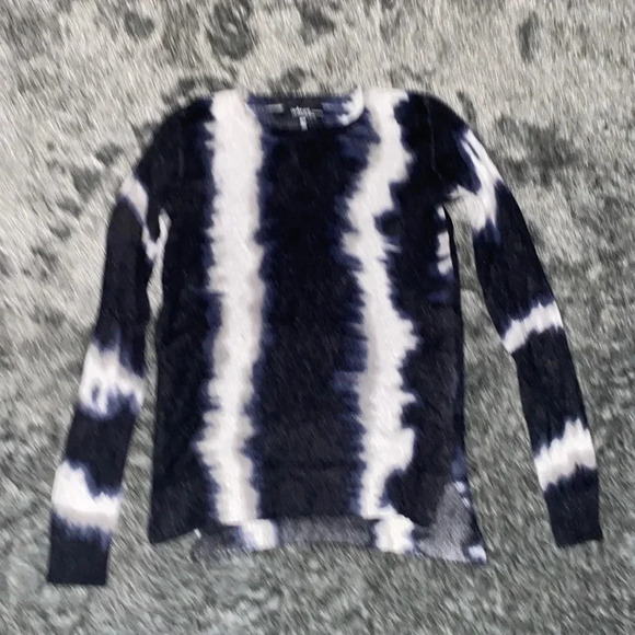 Saks 5th Avenue women’s tie dye cashmere crew neck sweater Sz Xs - Picture 3 of 10